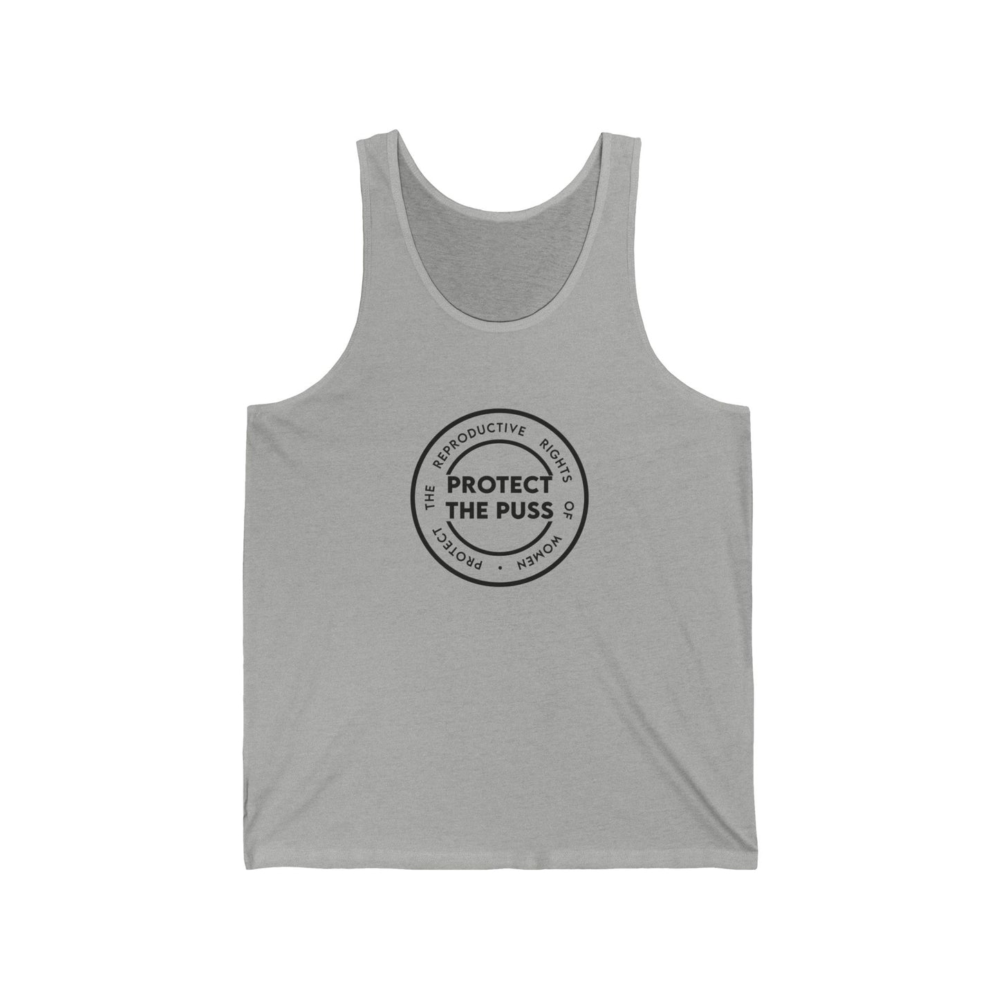 Unisex Tank - Protect The Puss Original - Black Text