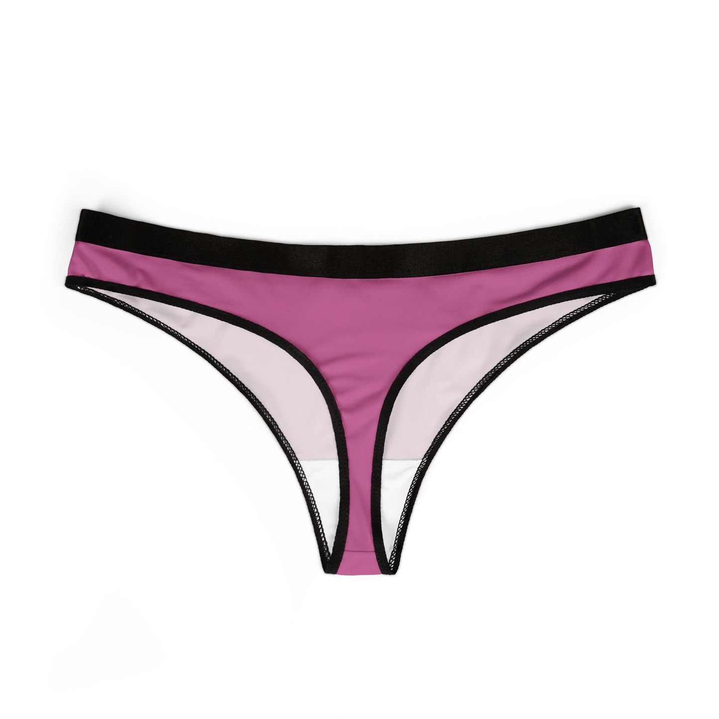 Women's Thongs - Protect The Puss Original - Pink/White