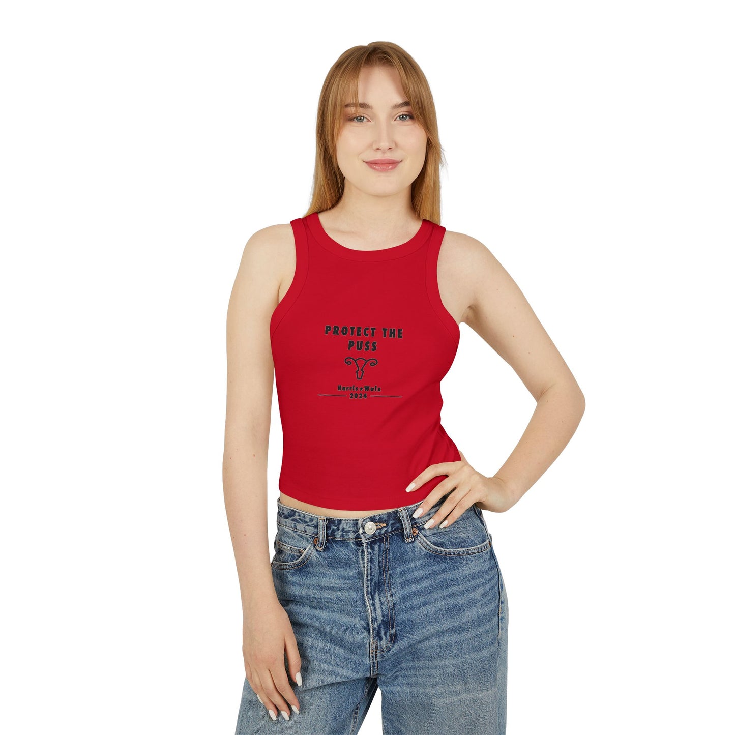 Women's Micro Rib Racer Tank Top