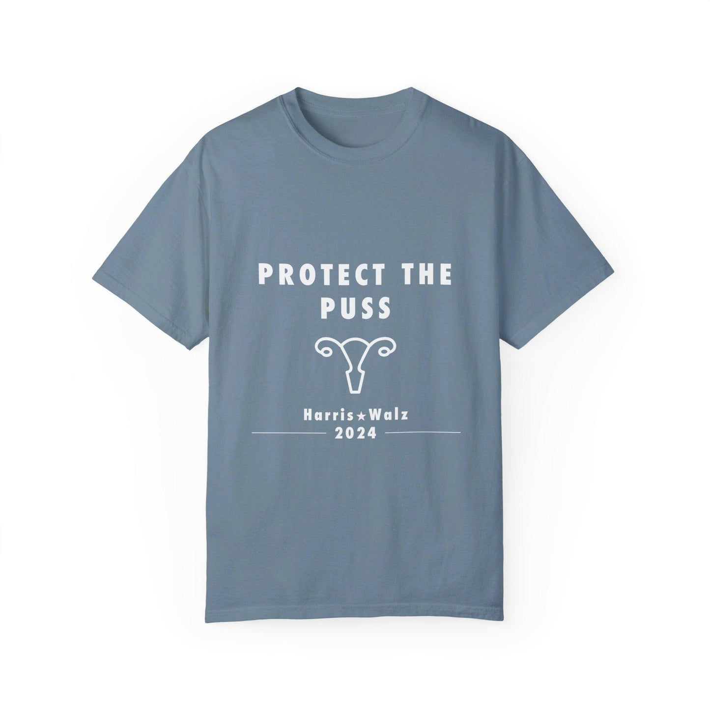 Unisex Tee Shirt - Harris / Walz 2024 - White Text