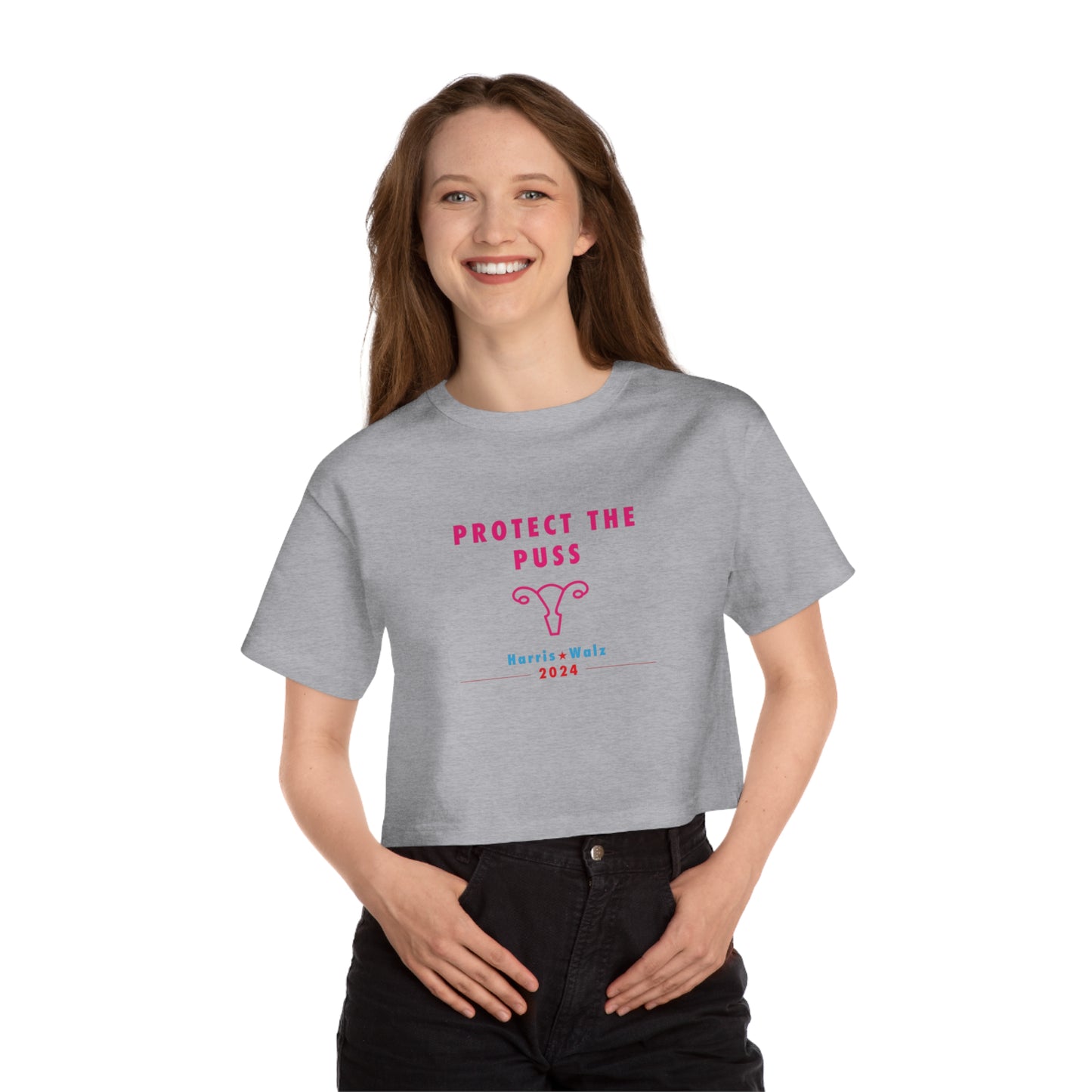 Women's Crop Top - Harris / Walz 2024 - Champion Heritage